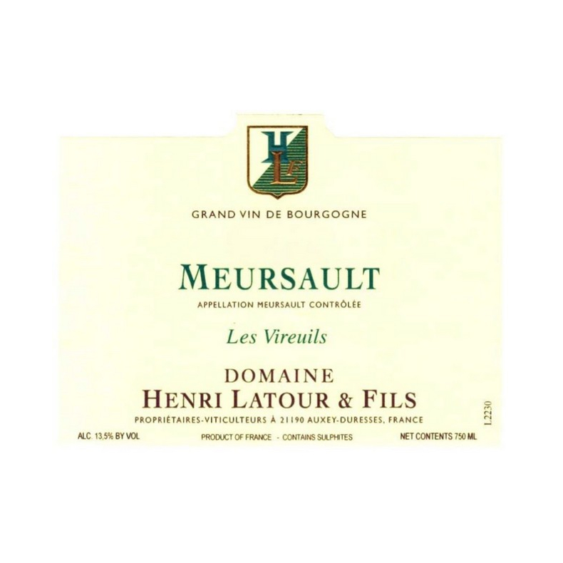 Meursault - Les Vireuils (2023) Henri Latour
