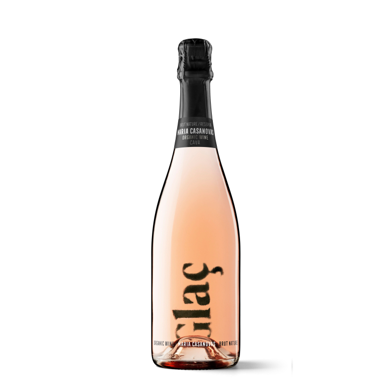 Mini Cava Gla Rosat, Brut Nature, Maria Casanovas